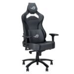 Asus ROG Chariot X Core (Wide) Gaming Chair, Racing-Car Style, Premium PU Leather, Memory-Foam Lumbar, 4D Armrests, 155° Recline,  Tilt & Class 4 Gas Lift, Grey - Image 5