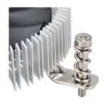 Akasa AK- AK-CC7129BP01 Aluminium Thin Mini-ITX Cooler, 775, 115X & 1200, PWM Fan, 21mm High