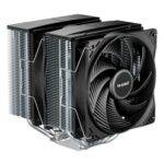 Be Quiet! BK041 Pure Rock Pro 3 Silver Heatsink & Fan, Intel & AMD Sockets, 2x Pure Wings 3 Fans, 6 High-Performance Heatpipes, 250W TDP