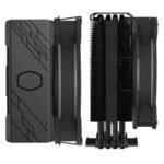 Cooler Master Hyper 212 Halo ARGB Heatsink & Fan, Intel/AMD, 4 Heat Pipes, Rifle Bearing Fan, Compact 154mm Height, Black - Image 4