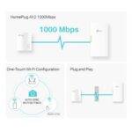 TP-LINK (TL-WPA7817 KIT) AX1500 Wireless Dual Band Powerline Adapter Kit, AV1000, Gigabit, 1-Port, EasyMesh-Compatible - Image 3
