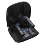 Asus ROG Cetra True Wireless SpeedNova Black Gaming Earphones, SpeedNova Wireless/Bluetooth, Adaptive ANC, AI Mics, 46-Hour Battery, Hybrid Multipoint, RGB Lighting - Image 2