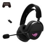 Asus ROG Pelta Tri-Mode RGB Wireless Lightweight Gaming Headset, 2.4GHz/Btooth/USB-C, 50mm Titanium Drivers, 10mm Super-Wideband Mic
