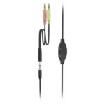 Hama (HS-P150 V2) Ultra-lightweight Headset, 3.5mm Jack, Y-adapter, Padded Ear Pads, Inline Controls - Image 4
