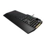 Asus TUF GAMING K1 RGB Keyboard with Volume Knob, 19-key Rollover, Side Light Bar & Armoury Crate, Spill Resistant, Detachable Wrist Rest - Image 2