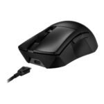 Asus ROG Gladius III Wireless/Bluetooth/USB Aimpoint Gaming Mouse, 36000 DPI, Swappable Switches, 0 Click Latency, RGB, Mouse Grip Tape - Image 4