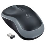 Logitech M185 Wireless Notebook Mouse, USB Nano Receiver, Black/Grey - Image 2