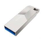 Netac 32GB UM1 USB 3.2 Memory Pen, Zinc Alloy Casing, Key Ring, Pearl Nickel Colour - Image 2