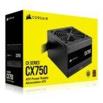 Corsair 750W CX750 PSU, Fully Wired, 80+ Bronze, Thermally Controlled Fan - Image 3