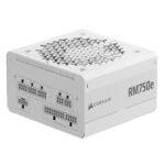 Corsair 750W RMe Series RM750e PSU, Fully Modular, Low-Noise, Cybenetics Gold, Zero RPM Mode, ATX 3.1, PCIe 5.1, White - Image 6