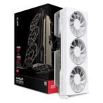 XFX Swift RX9070 OC White Triple 90mm Fan Gaming Edition, PCIe5, 16GB DDR6, HDMI, 3 DP, 2700MHz Clock, Overclocked - Image 4