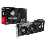 Asrock RX9070 XT Steel Legend Dark 16GB, PCIe5, 16GB DDR6, HDMI, 3 DP, 2970MHz Clock, RGB Lighting - Image 5