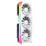 XFX Mercury RX9070 XT OC White Gaming Edition with RGB, PCIe5, 16GB DDR6, HDMI, 3 DP, 3100MHz Clock, Overclocked - Image 2