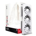 XFX RX9070 XT Quicksilver White Gaming Edition, PCIe5, 16GB DDR6, HDMI, 3 DP, 2970MHz Clock - Image 4