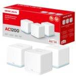 Mercusys (HALO H1200G 3-Pack) AC1200 Whole-Home Mesh Wi-Fi System, Dual Band, AP Mode - Image 2