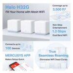 Mercusys (Halo H32G 3-Pack) AC1200 Whole-Home Mesh Wi-Fi System, Dual Band, AP Mode - Image 3