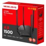 Mercusys (MR60X) AX1500 Wireless Dual Band Router, MU-MIMO, OFDMA, 1x GB WAN + 2x GB LAN - Image 3