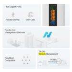 TP-LINK Aginet (EX530v) AX3000 Dual Band Wi-Fi 6 VoIP Router, EasyMesh, Remote Management, GB WAN/LAN, 1x Phone Ports, USB - Image 4