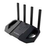 Asus (TUF-BE3600) TUF Gaming BE3600 Dual Band Wi-Fi 7 Gaming Router, 2.5G WAN, 4x GB LAN, 4K-QAM Modulation, AiMesh