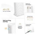 Mercusys (MB110-4G) 300Mbps Wireless N 4G LTE Router, External Antenna Ports, Connect up to 32 Devices, Wi-Fi Router Mode - Image 4