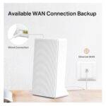 Mercusys (MB110-4G) 300Mbps Wireless N 4G LTE Router, External Antenna Ports, Connect up to 32 Devices, Wi-Fi Router Mode - Image 6