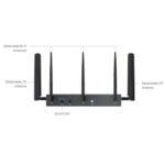 TP-LINK (ER706WP-4G) Omada 4G+ Cat6 AX3000 Gigabit VPN Gateway with 4-Port PoE+, 5x GB Ports, Omada Mesh, High-Security VPN - Image 5