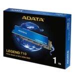ADATA 1TB Legend 710 M.2 NVMe Gen3 SSD, M.2 2280, PCIe 3.0, 3D NAND, R/W 2400/1800 MB/s - Image 2