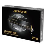 ADATA 2TB Legend 900 M.2 NVMe Gen4 SSD, M.2 2280, PCIe 4.0, 3D NAND, R/W 7000/5400 MB/s