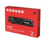 ADATA 2TB XPG GAMMIX S70 Blade M.2 NVMe SSD, M.2 2280, PCIe 4.0, 3D NAND, R/W 7400/6700 MB/s, 750K/750K IOPS - Image 2