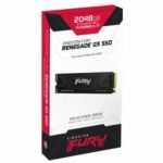 Kingston 2TB Fury Renegade G5 Gen5 M.2 NVMe SSD, M.2 2280, PCIe 5.0, 3D TLC NAND, R/W 14.7K/14K MB/s, 2.2M/2.2M IOPS - Image 2