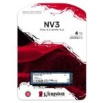 Kingston 4TB NV3 M.2 NVMe Gen4 SSD, M.2 2280, PCIe4, R/W  6000/5000 MB/s