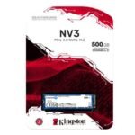 Kingston 500GB NV3 M.2 NVMe Gen4 SSD, M.2 2280, PCIe4, R/W  5000/3000 MB/s - Image 2