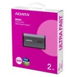 Adata SE880 2TB Pocket Size External SSD, USB 3.2 Gen2 Type-C/Type-A, Titanium Grey - Image 6