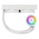 Arctic Liquid Freezer III A-RGB 240mm Liquid CPU Cooler, P12 PWM PST ARGB Fans & ARGB PWM Controlled Pump, White - Image 2