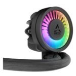 Arctic Liquid Freezer III Pro A-RGB 360mm Liquid CPU Cooler, P12 Pro PWM Fans & PWM Controlled Pump, Black - Image 3