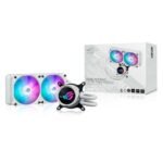 Asus ROG STRIX LC III 240 ARGB White Liquid CPU Cooler, 240mm, 7th Gen v2 Asetek Pump, ARGB Fans, Rotatable Water Block - Image 5