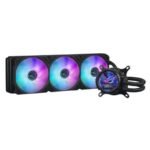 Asus ROG STRIX LC III 360 ARGB LCD Liquid CPU Cooler, 360mm, 7th Gen v2 Asetek Pump, ARGB Fans, Customisable LCD Display, Rotatable Water Block, Black - Image 6