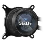 Asus ROG STRIX LC III 360 ARGB LCD Liquid CPU Cooler, 360mm, 7th Gen v2 Asetek Pump, ARGB Fans, Customisable LCD Display, Rotatable Water Block, Black - Image 3