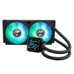 Asus PRIME LC 240 ARGB 240mm Liquid CPU Cooler, ARGB Fans, Customisable Infinity Mirror Lenses - Image 6