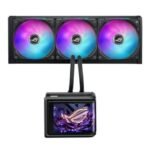 Asus ROG Ryuo IV SLC 360 ARGB Liquid CPU Cooler, Movable 6.67" Curved AMOLED Display, Shortened Tubing, Daisy-Chained ARGB Fans