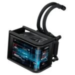Asus ROG Ryuo IV SLC 360 ARGB Liquid CPU Cooler, Movable 6.67" Curved AMOLED Display, Shortened Tubing, Daisy-Chained ARGB Fans - Image 2
