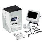 Asus ROG Ryujin III WB White Edition CPU Water Block, Full-Colour 3.5" LCD Customisable Screen, Embedded VRM Fan - Image 5