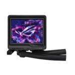 Asus ROG Ryujin III 360 ARGB Extreme 360mm Liquid CPU Cooler, 3x Enhanced Magnetic ROG ARGB Fans, Upgraded Customisable 3.5" LCD Display, Black - Image 3