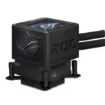 Asus ROG Ryujin III 360 ARGB Extreme 360mm Liquid CPU Cooler, 3x Enhanced Magnetic ROG ARGB Fans, Upgraded Customisable 3.5" LCD Display, Black - Image 4
