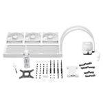 Be Quiet! Light Loop 360mm ARGB Liquid CPU Cooler, 3x Light Wings LX PWM Fans, ARGB Cooling Block, ARGB-PWM-Hub, White - Image 5