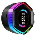 Cooler Master MasterLiquid 360 ION ARGB Liquid CPU Cooler, 360mm, Dual Chamber Design, 3 x Mobius ARGB Fans, Customisable LCD Display, 
 Black - Image 4