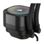 Corsair NAUTILUS 240 RS ARGB Liquid CPU Cooler, RS120 ARGB Magnetic Dome Fans, RGB Pump, Daisy-Chain Connections, Black - Image 3