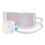 Corsair iCUE LINK TITAN 240 RX RGB Liquid CPU Cooler, RX120 RGB Magnetic Dome Fans, 20 LED Pump Head, iCUE LINK Hub Included, White - Image 3