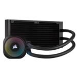 Corsair iCUE LINK TITAN 240 RX RGB Liquid CPU Cooler, RX120 RGB Magnetic Dome Fans, 20 LED Pump Head, iCUE LINK Hub Included, Black - Image 2