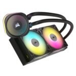 Corsair iCUE LINK TITAN 240 RX RGB Liquid CPU Cooler, RX120 RGB Magnetic Dome Fans, 20 LED Pump Head, iCUE LINK Hub Included, Black - Image 3